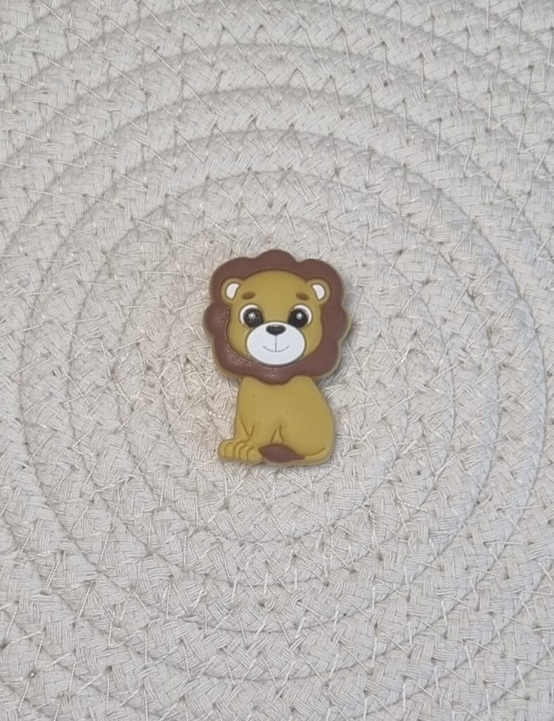 Perle en silicone Lion