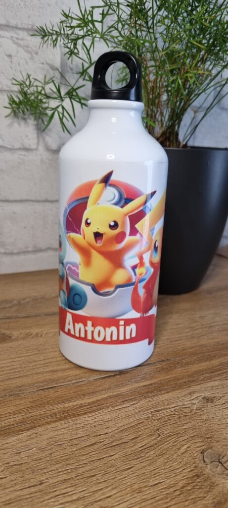 Gourde en aluminium, design personnalisé