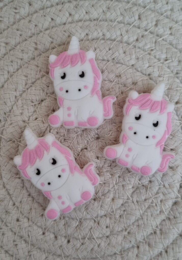 Perle en silicone Licorne