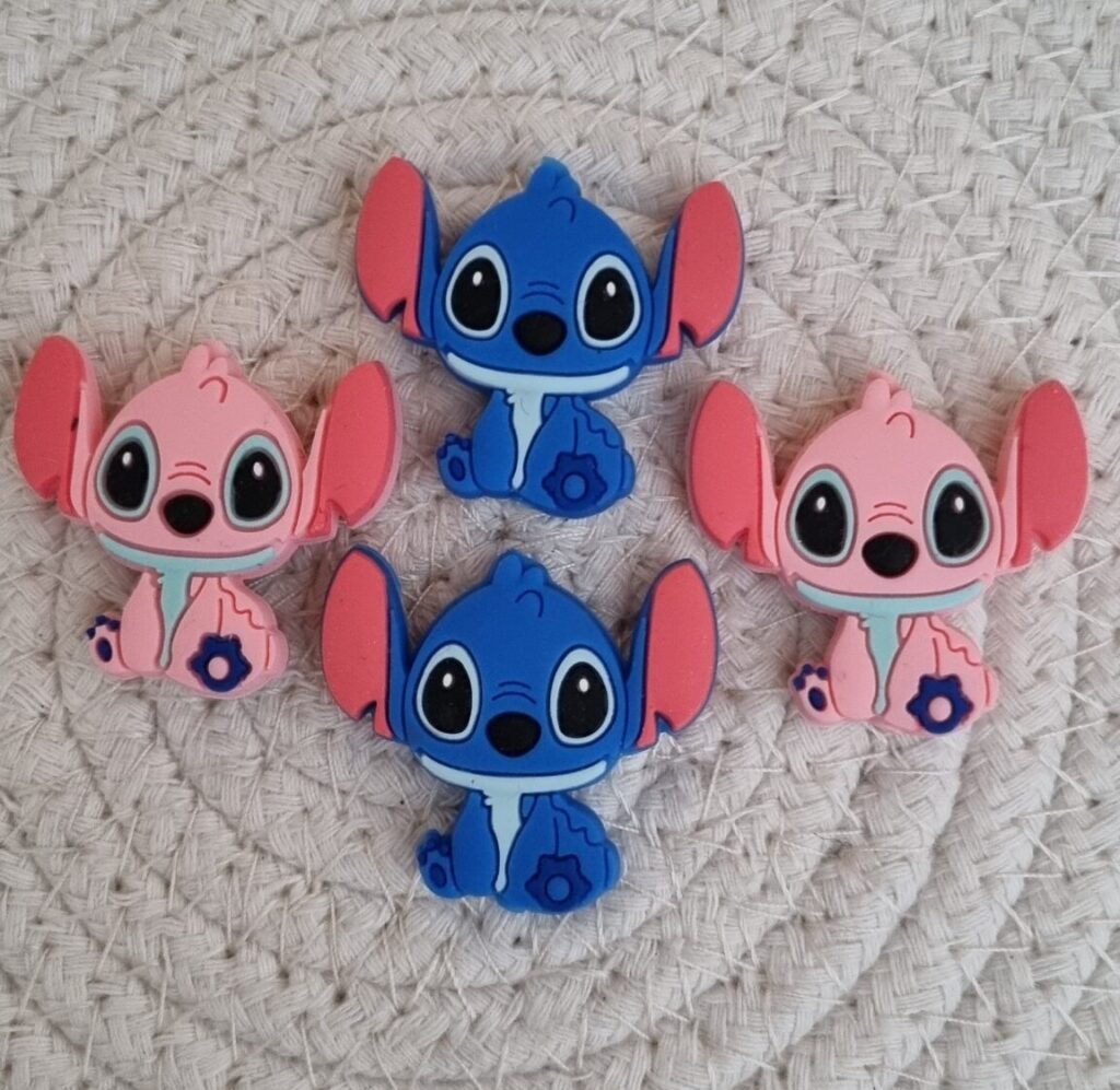 Perle en silicone Stitch et Angel