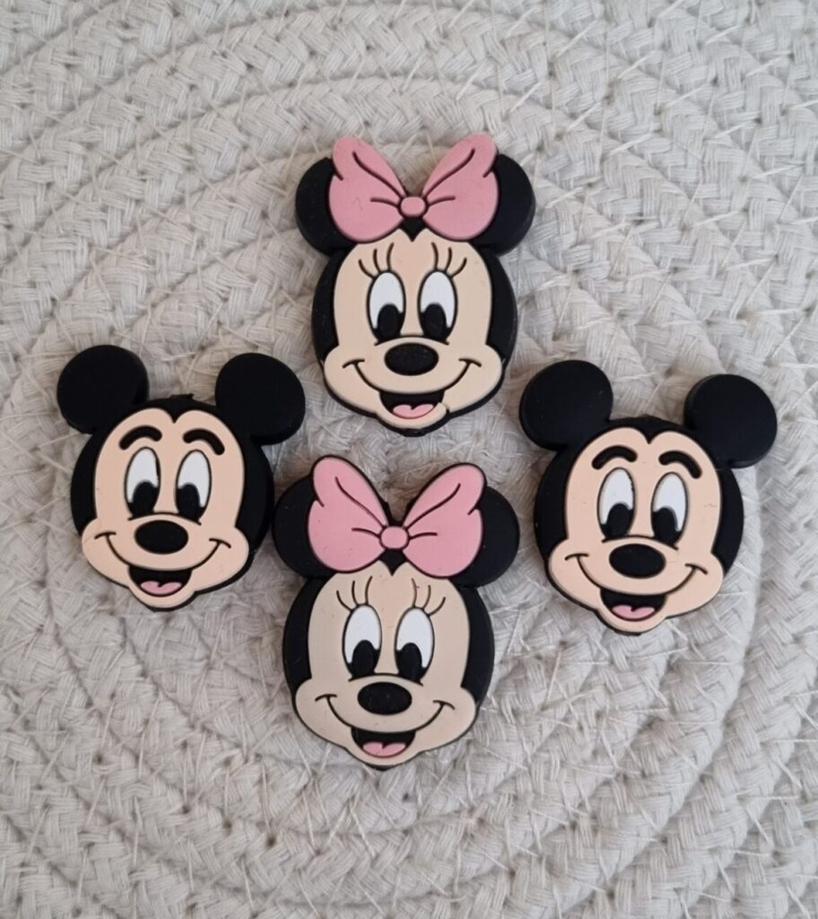Perle en silicone Mickey et Minnie
