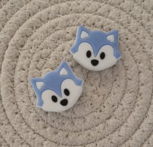 Perle en silicone Renard