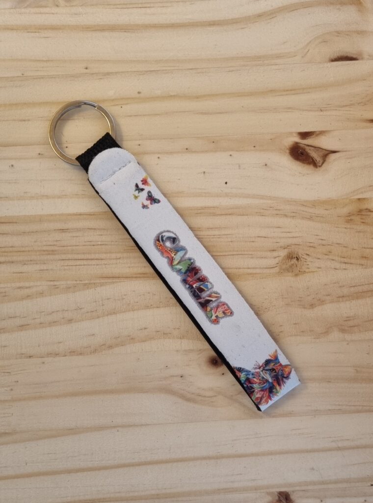 Porte clé bracelet personnalisé avec design de votre choix